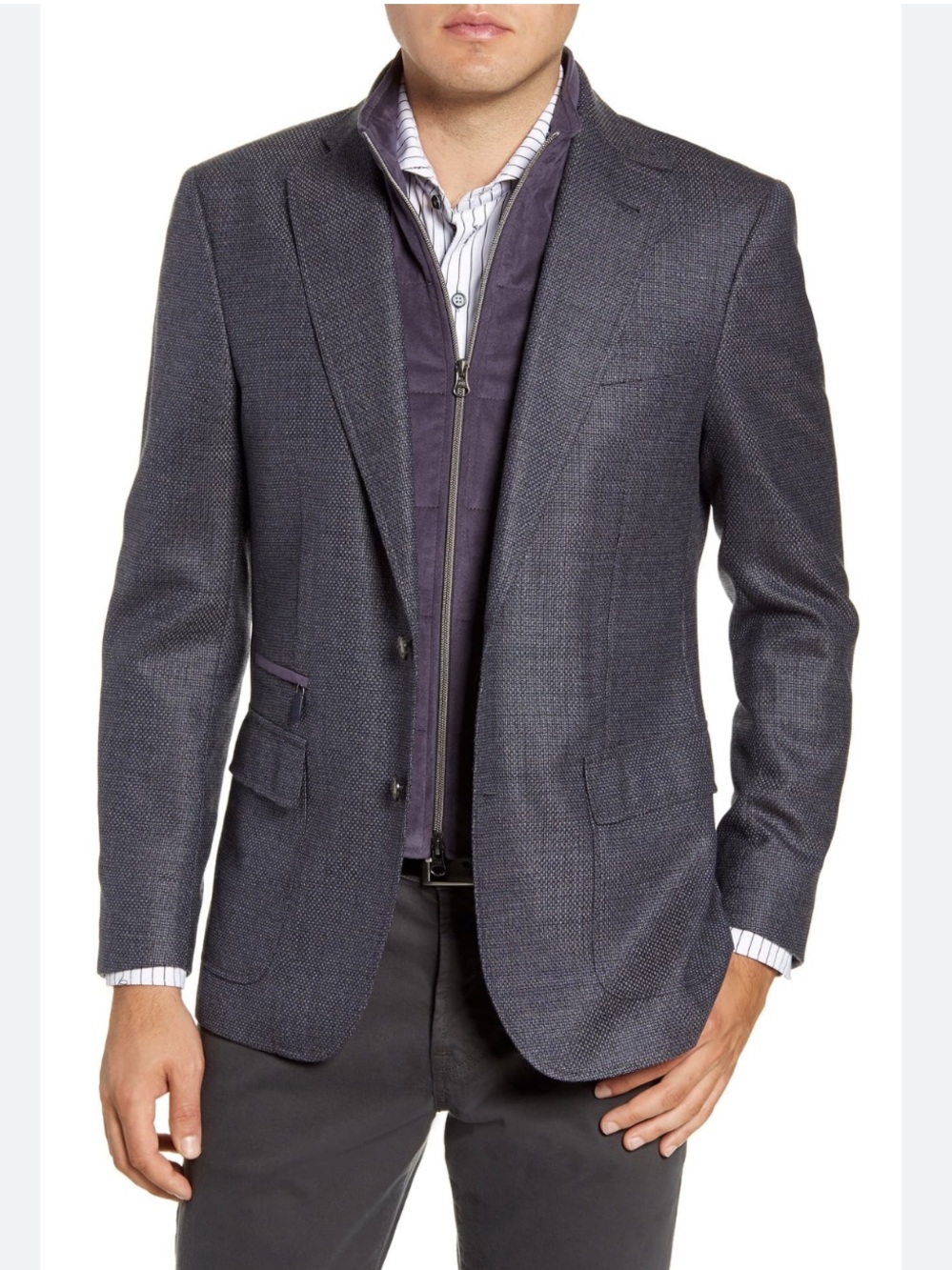 Robert Graham Men’s Downhill Woven Wool Sport Coat Size 40 Jacket like NEW